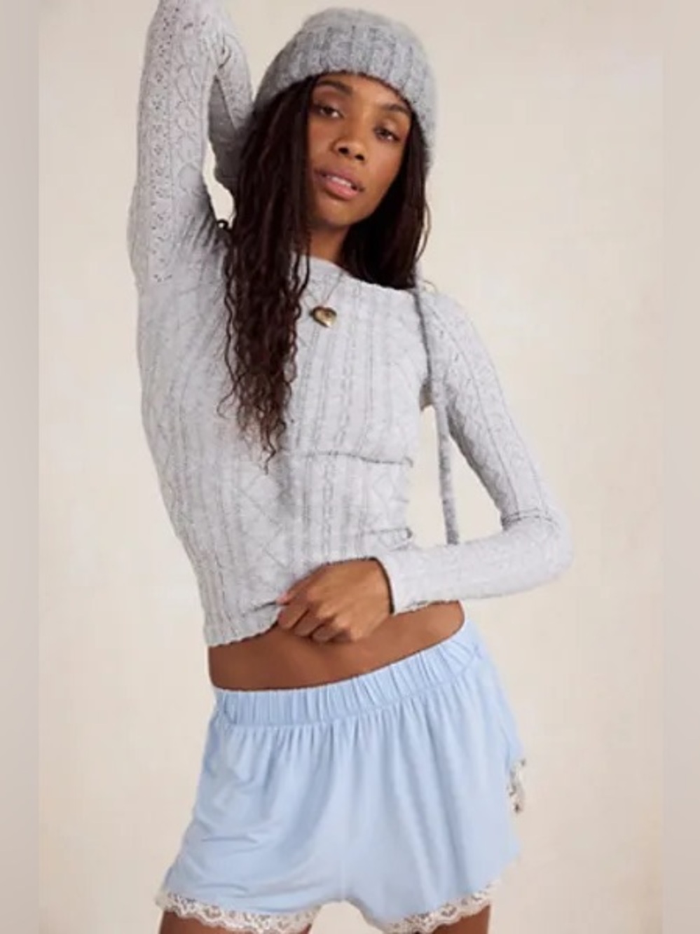 Free People Feels Like Home Long Sleeve Tee XS/S